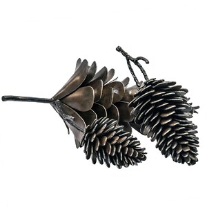 Pinecone Metal Art, Home Decor, Fall Decor, Mantel Decor