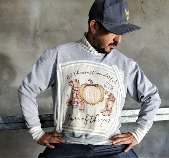 Grey sweatshirt shop mens outfit