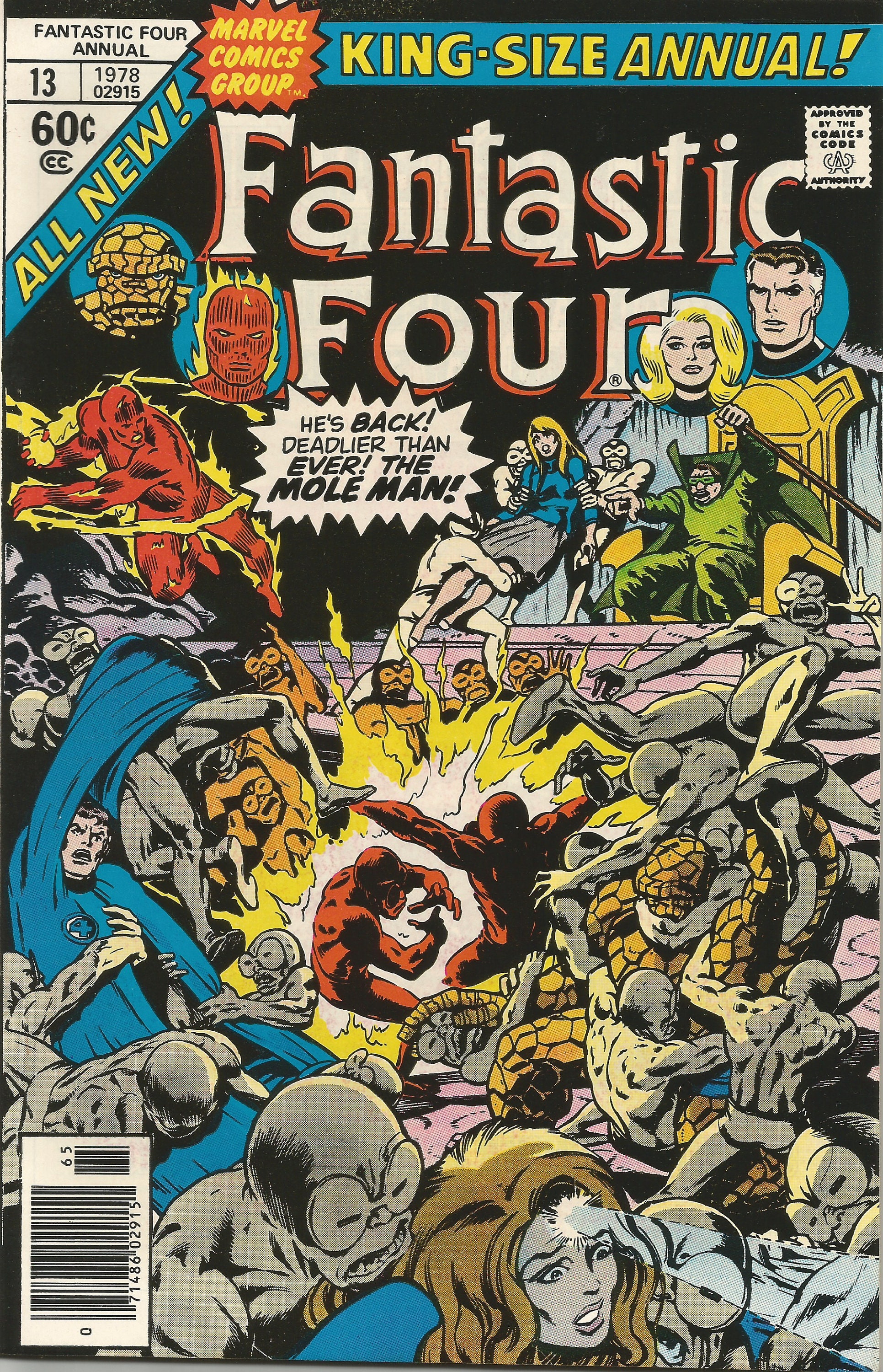 Hes back. Комикс fantastic four Annual 1967 #5. Фантастическая четверка комиксы. Комикс fantastic four. 1999 Annual. Комикс fantastic four Annual 1968 #6.