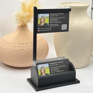 Real Estate SOLD Sign Business Card Holder