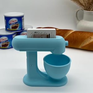 Mini Mixer Business Card Holder – Bakery Display Stand – Kitchen Mixer Card Display for Vendors, Bakers, Chefs – Bakery Decor Gift