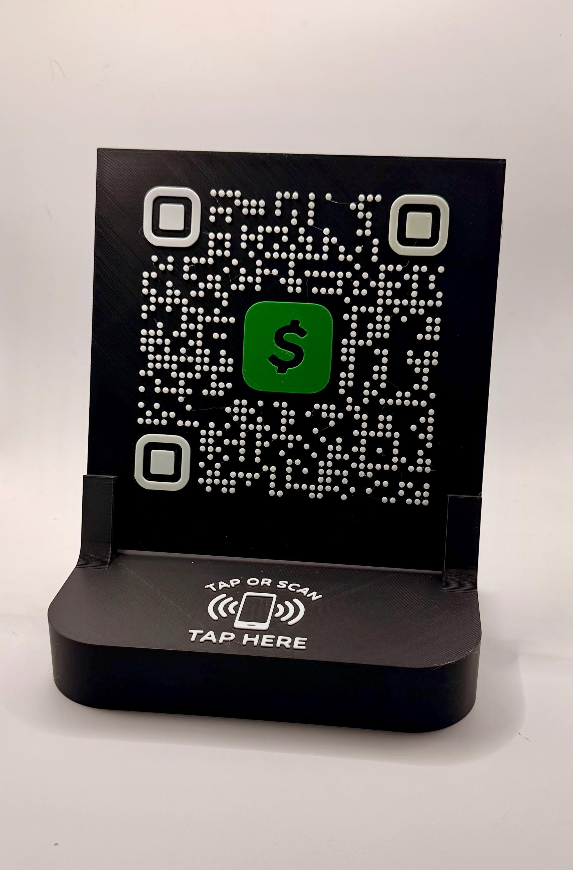 Customizable Cash App QR Code W/ Stand - Etsy