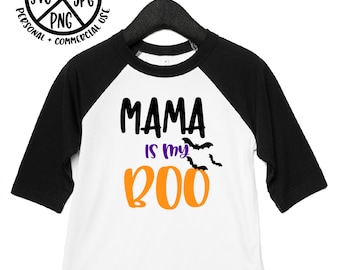 Mama is my Boo SVG File, Vector, Cut File, Cricut Image, Silhouette, Digital Download, PNG, Clip Art, DXF, baby halloween svg, halloween art