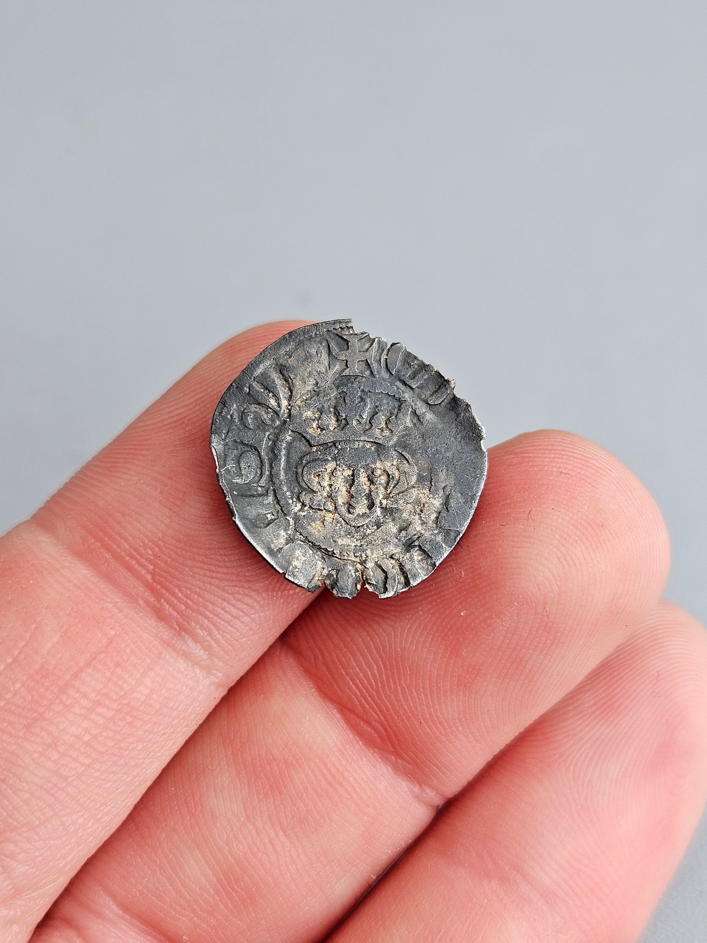 イギリス銀貨1279年〜1307年エドワード１世　1ペニーハンマーコイン イギリス銀貨1279年〜1307年エドワード1世 1ペニーハンマー