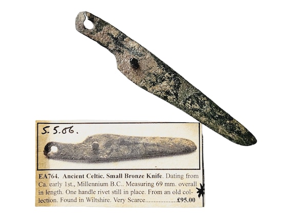 Sold at Auction: COLLECTION OF IRON AGE KNIVES