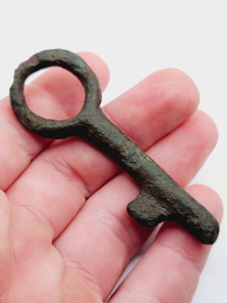 Large Medieval Bronze Rotary Key Circa 13th-15th Century AD, Metal ...