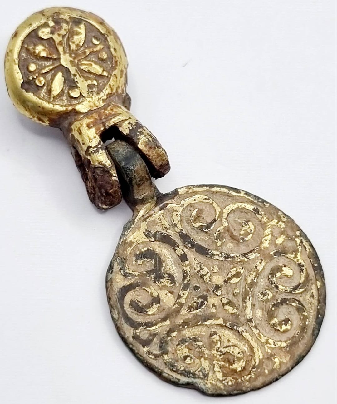 Medieval Bronzegilt Decorated Horse Harness Pendant Circa Etsy