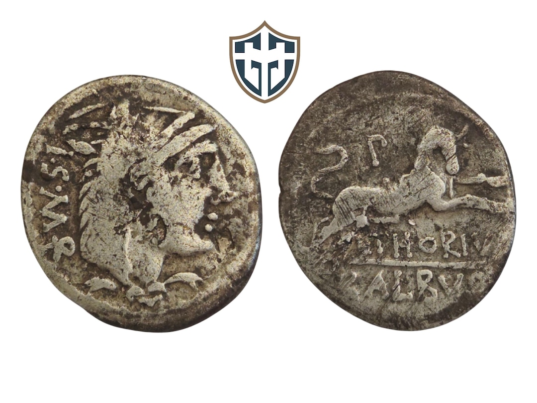 L. Thorius Balbus Silver Roman Republican Denarius Coin Circa 105 BC ...