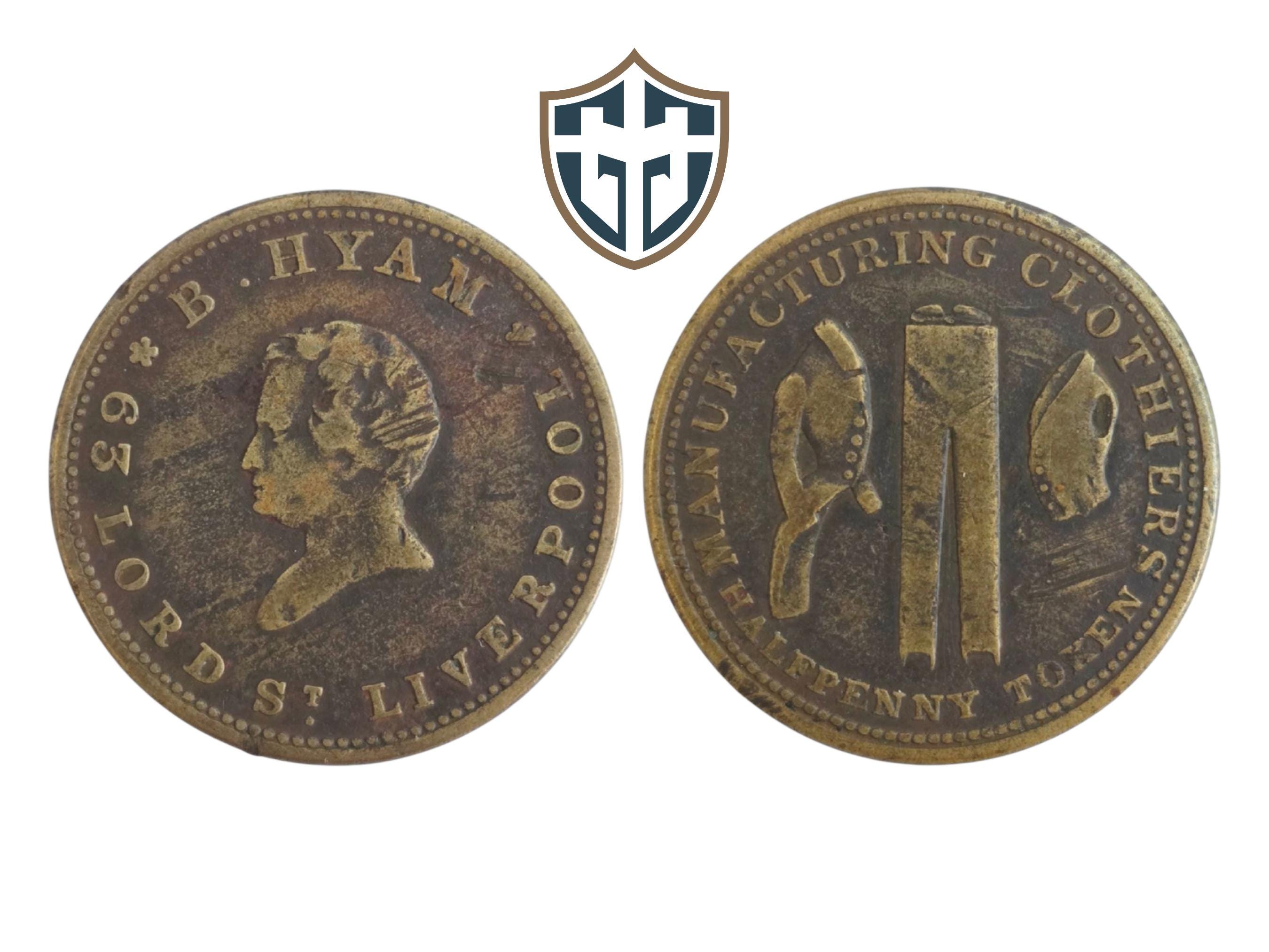Brass Liverpool. Benjamin Hyam & Co, Taylors and Outfitters