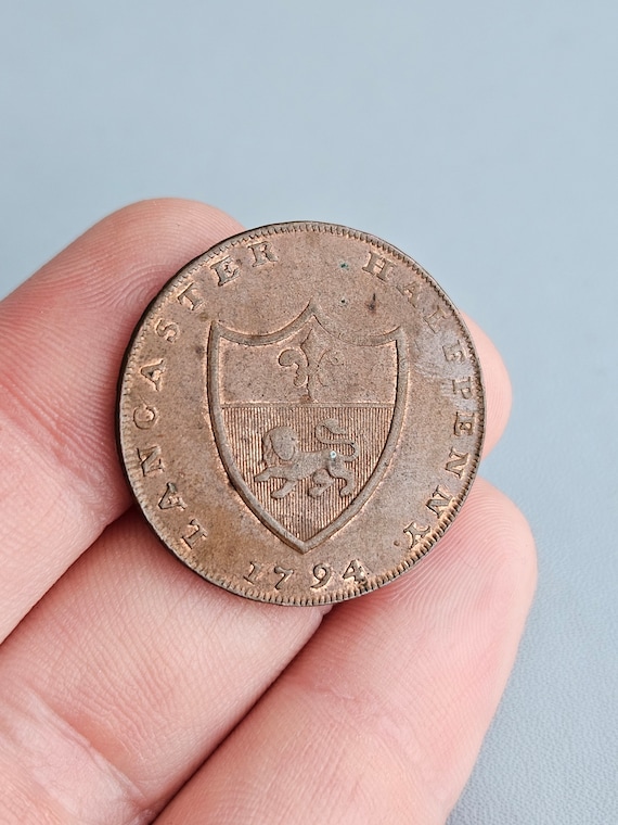 John of Gaunt Lancashire-lancaster Halfpenny Copper Condor Token