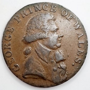 T*a様 1794年英国ケント州ランバーハースト ハーフペニー・トークン﻿銅貨 ケント・ランバーハースト ハーフペニー銅貨コンドルトークン 1794