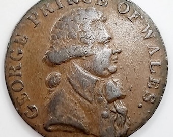 T*a様 1794年英国ケント州ランバーハースト ハーフペニー・トークン﻿銅貨 ケント・ランバーハースト ハーフペニー銅貨コンドルトークン 1794