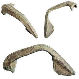 Ae bronze Roman Colchester derivative brooch circa 43-65 AD, rear hook type, metal detecting find, history gift