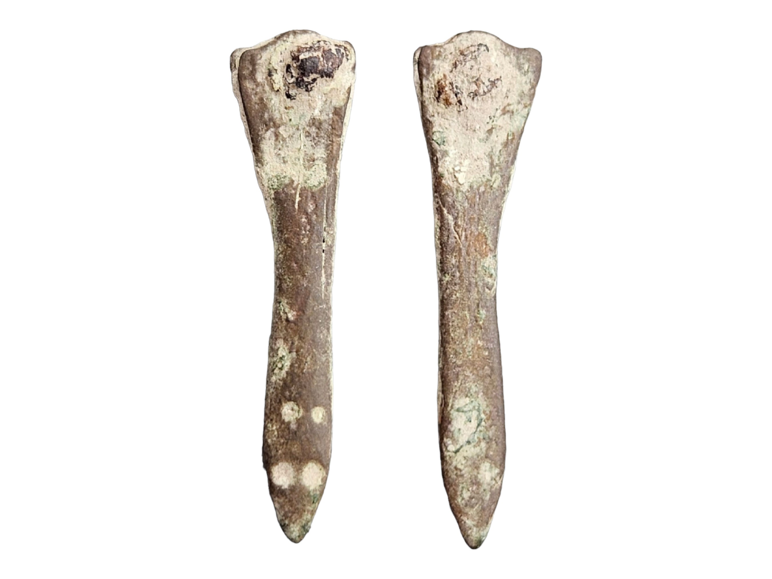 Copper alloy Anglo-Saxon zoomorphic strap end circa 9th-11th century AD, metal detecting find, history gift,  Vintage