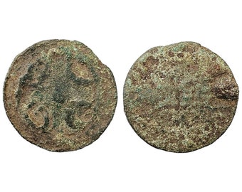 Bronzen Angelsaksische schijfbroche met kruismotief circa 9e eeuw na Christus, metaaldetectievondst, geschiedenisgeschenk