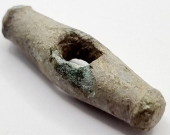 Late iron age-Roman copper alloy toggle/slider circa 40BC-160 AD, metal detecting find, history gift