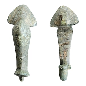 Bronze Roman knee type brooch circa 2nd-3rd century AD, metal detecting find, history gift, Vintage