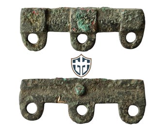 Angelsaksische polssluiting van koperlegering circa 5e-6e eeuw na Christus, metaaldetectievondst, geschiedeniscadeau, vintage