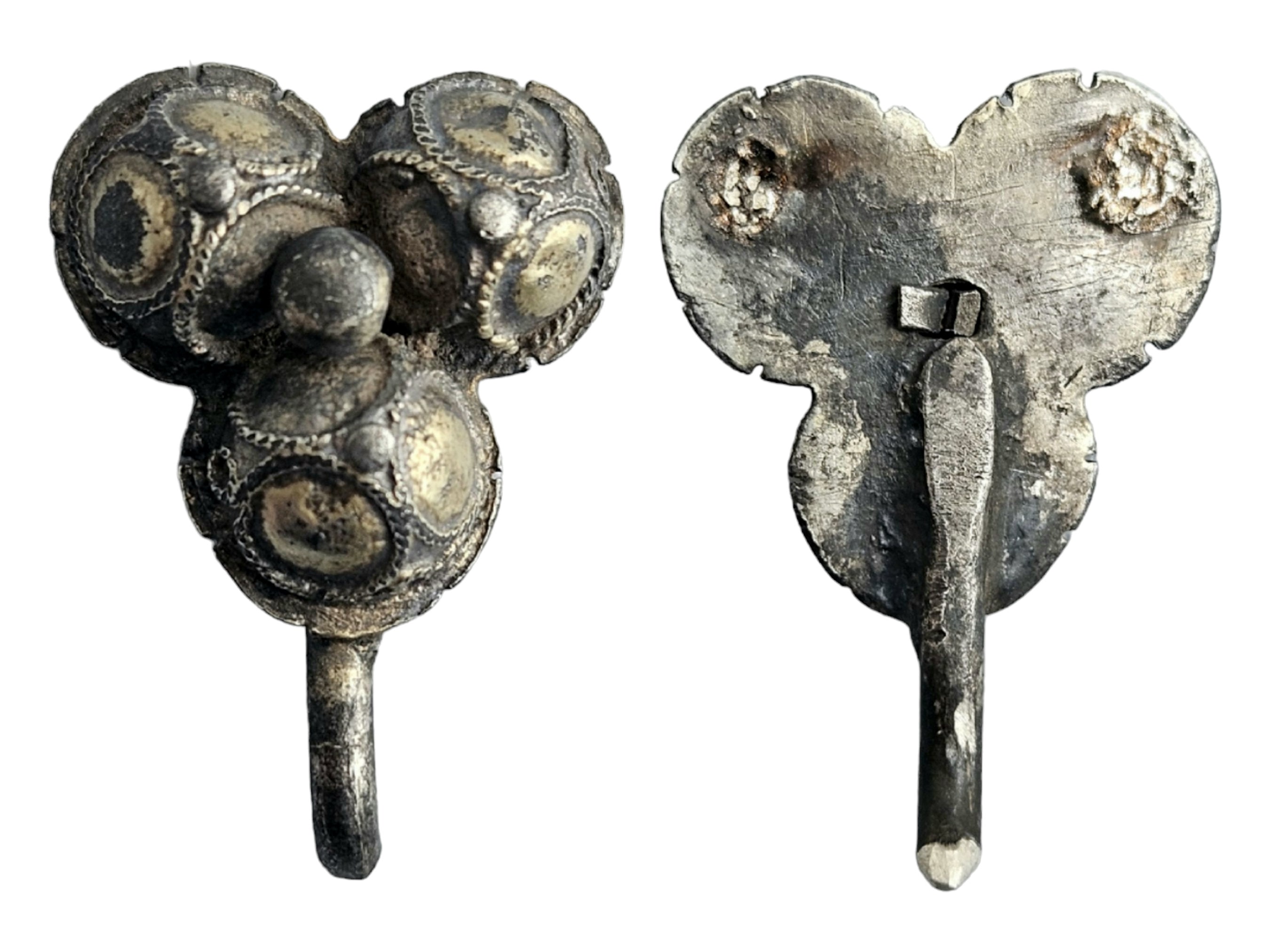 Silver-gilt Tudor Dress Fastener Circa 16th Century AD