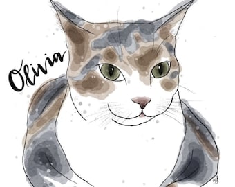Custom Pet Portrait - Digital Download