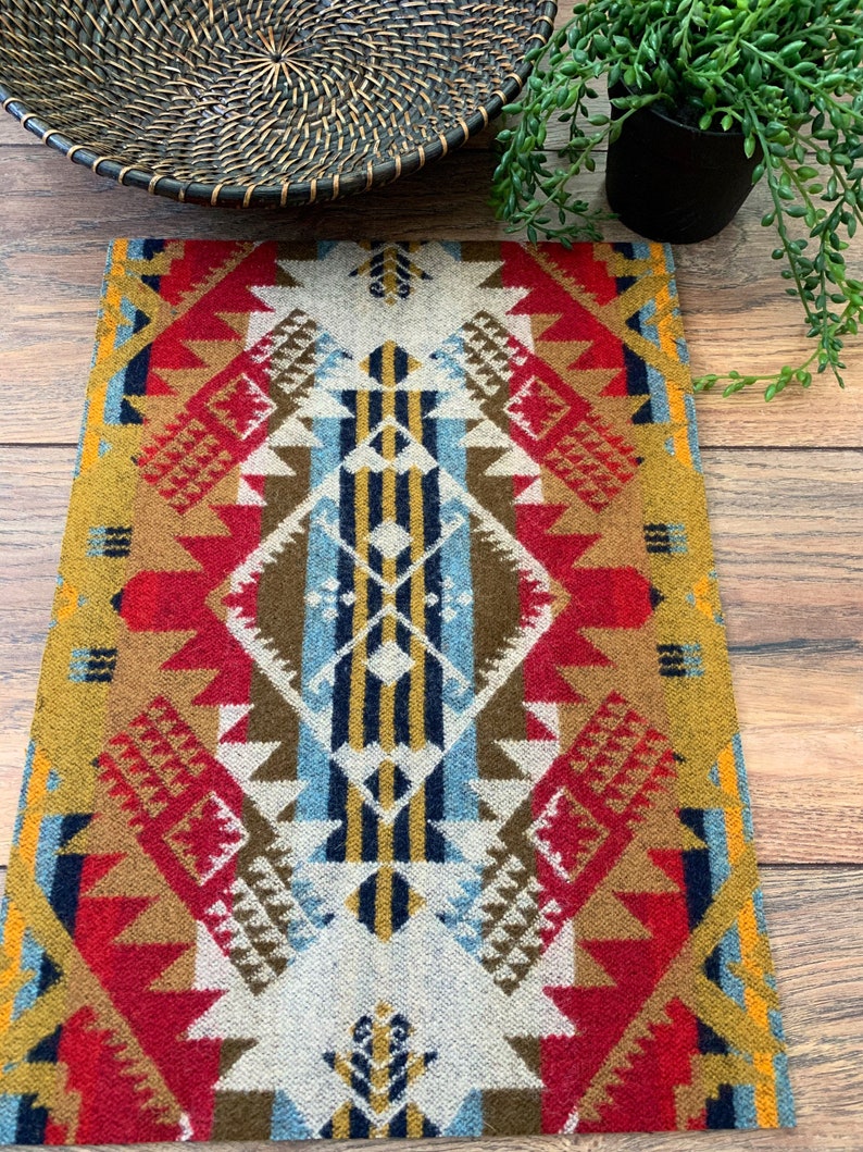 Pendleton Wool REMNANT New Blanket Wt Fabric Tribal Etsy