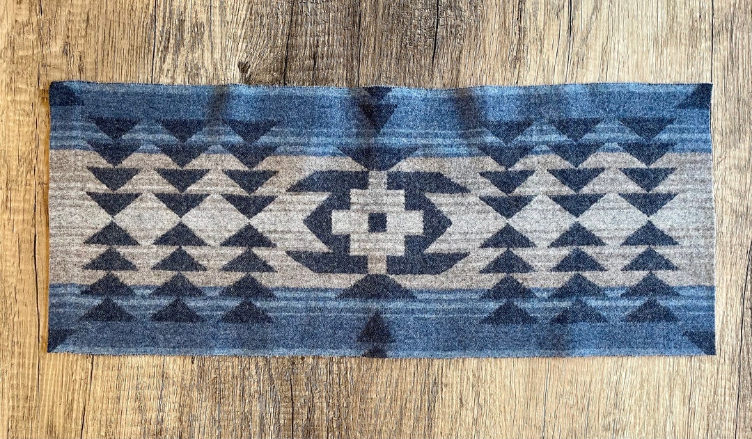 PNW Southwestern Native Wool REMNANT Light Wt Fabric Tribal, Reversible ...