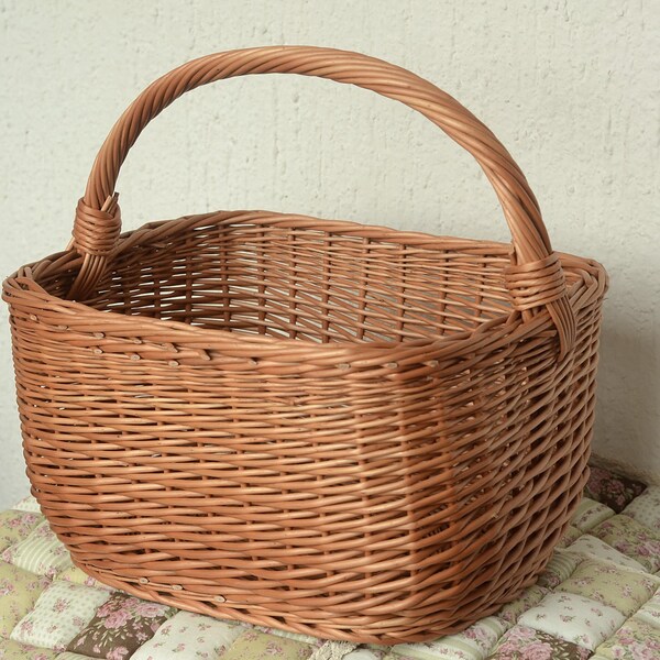 Large Wicker Basket Etsy