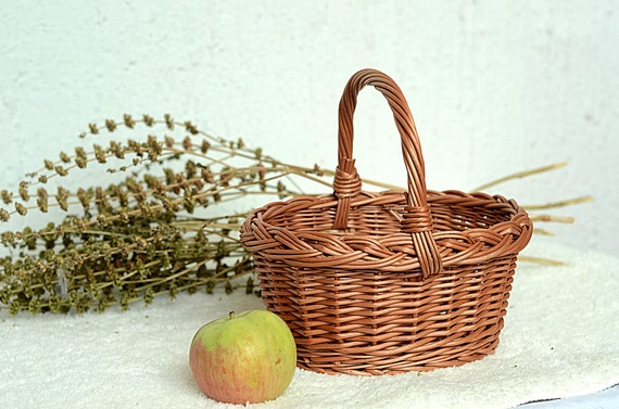 Cesta de mimbre para niños, cesta de niña de las flores, cesta pequeña,  cesta de sauce pequeña, mini cesta, cesta de boda pequeña, cesta de huevos,  cesta de niños de Pascua 