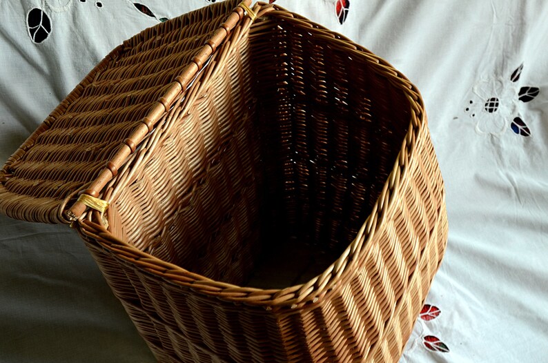 Wicker Basket for a Shopping Trolley BASKET ONLY Wicker Etsy