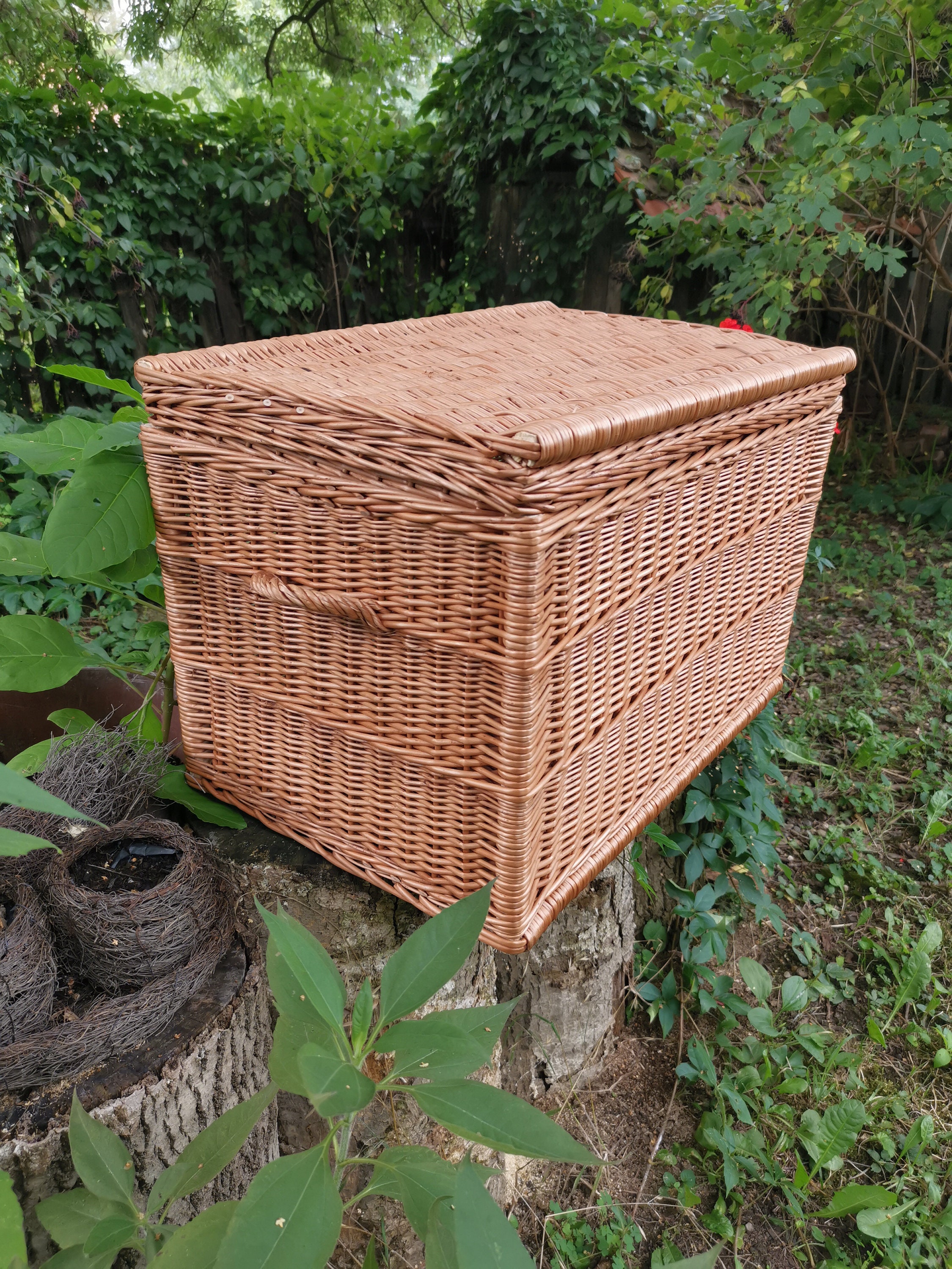 Made to Order Handmade Wicker Trunk Handwoven Willow Trunk Etsy