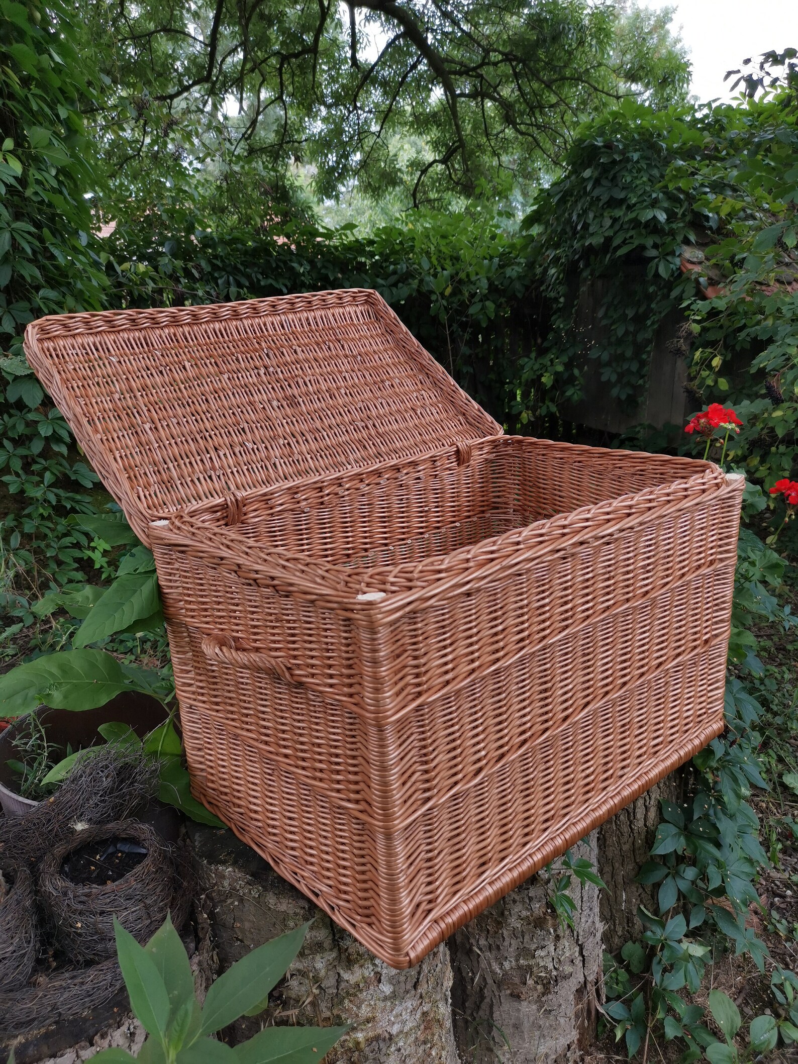 Made to Order Handmade Wicker Trunk Handwoven Willow Trunk Etsy
