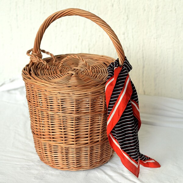Basket Purse Etsy