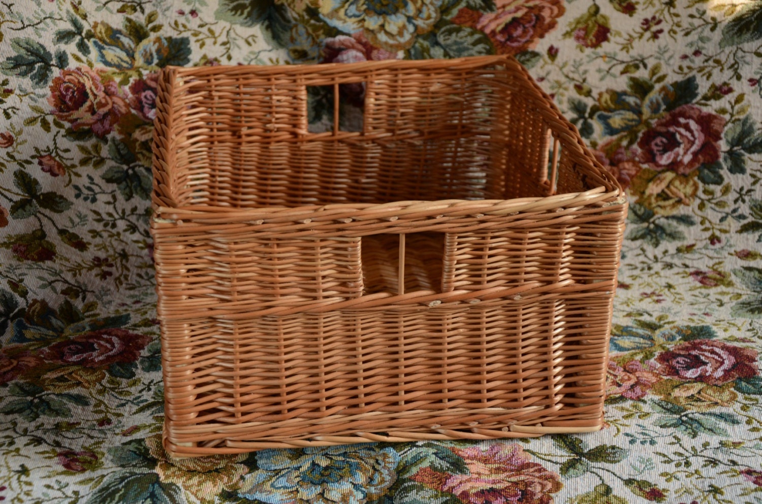 High Quality Willow Storage Basket Large Wicker Storage Etsy
