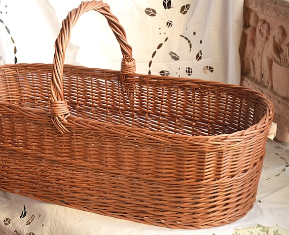 Extra Small Easter Basket | Amish Woven Wicker Basket w/Handle