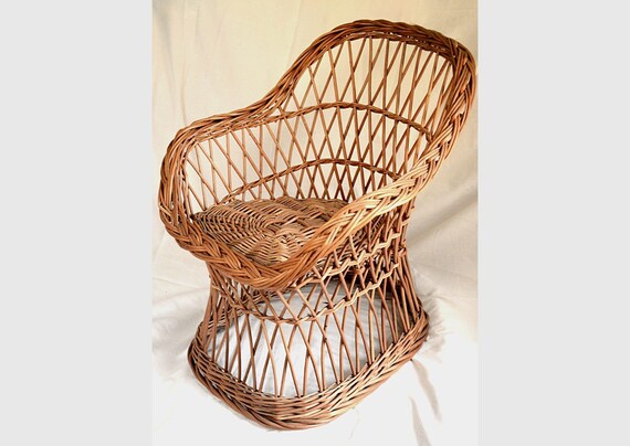 kids wicker chair