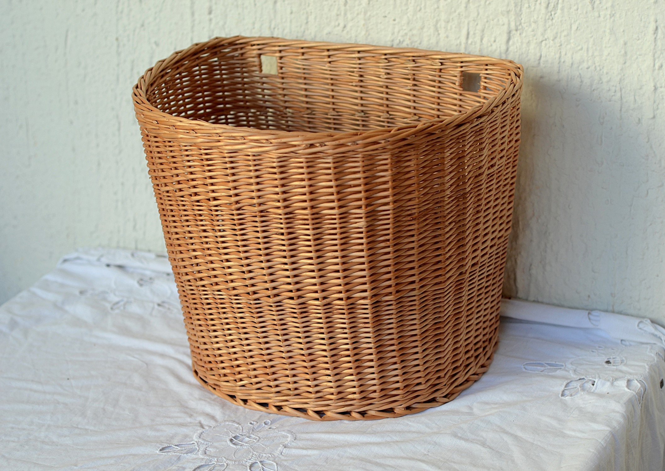 Wall Basket Hanging Basket Storage Wicker Basket Hanging Storage Mail Basket Entryway Decor Door Basket Wall Decor Wall Storage Basket Etsy