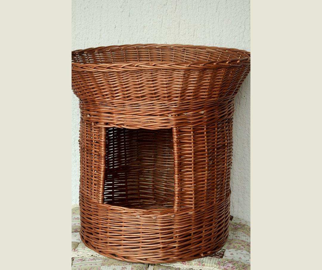 Cat Bed, Cat Furniture, Cat Basket Bed, Cat House Indoors, Cat Basket