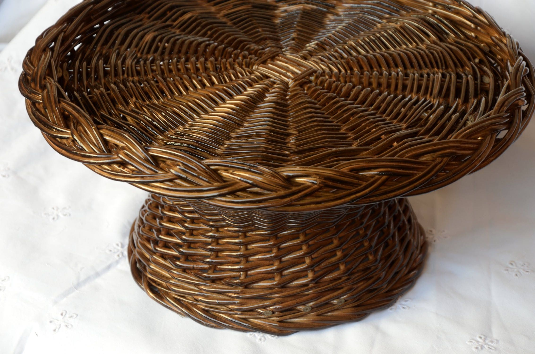 Rustikale Hochzeit Etagere Wicker Kuchen stehen | Etsy