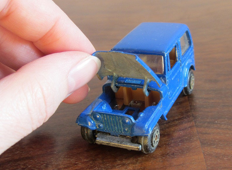 Vintage toy car miniature Jeep CJ-7 retro collectible metal | Etsy