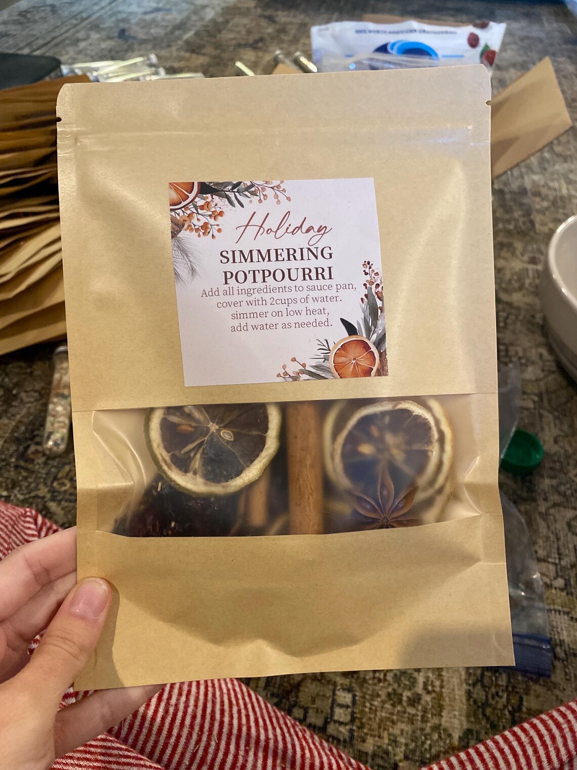 Holiday Stovetop Potpourri Simmer Kit | Christmas Stovetop Simmer ...
