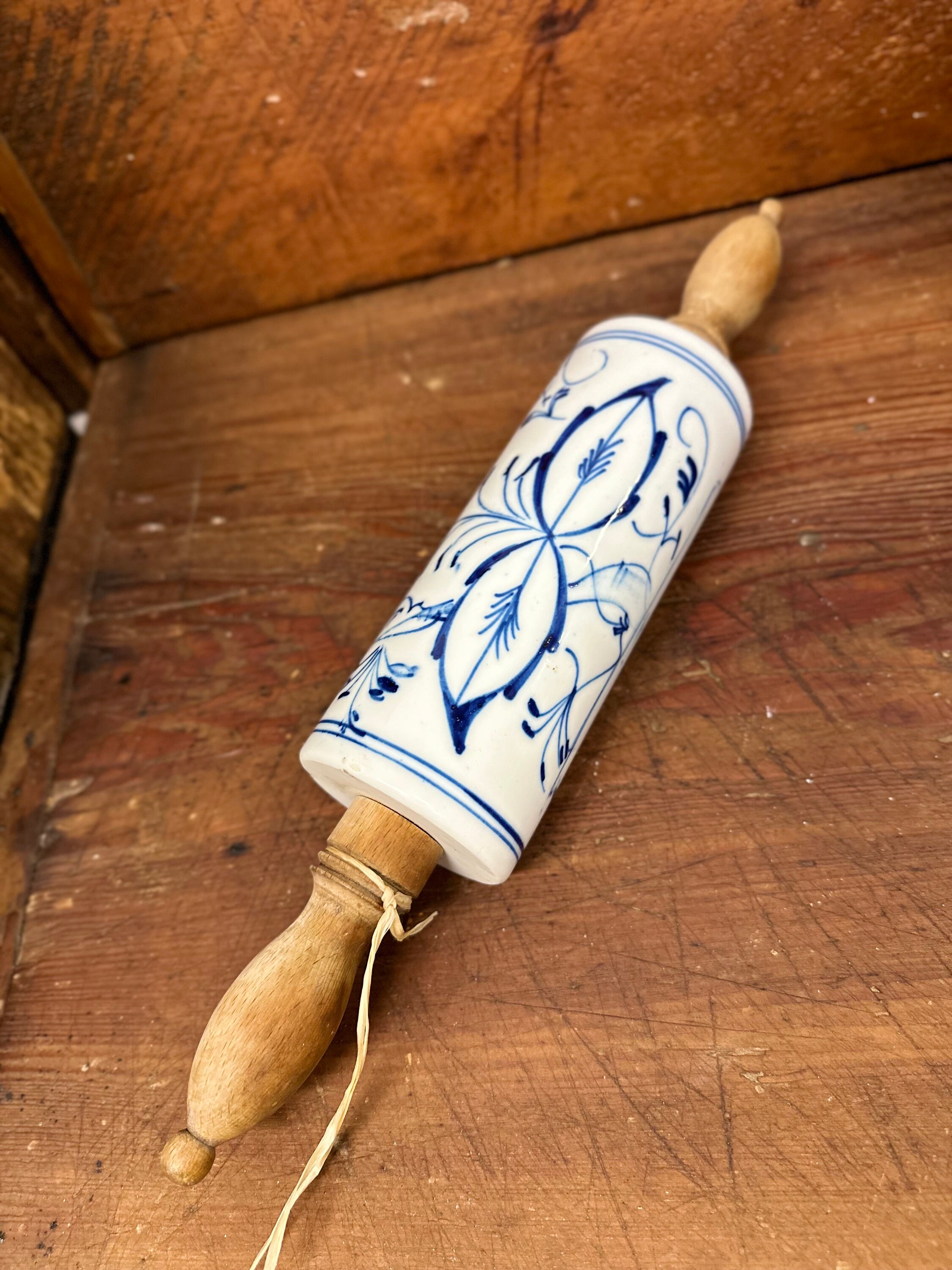 Old Indian Rolling Pin - Ca 1920 Old Indian Rolling Pin - Ca 1920