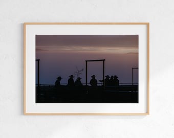 Western Lifestyle Fine Art Photograph | "Gameplan" | Modern Ranch Decor | Horse Lifestyle | Abstract Cowboy Art | Cowboy Lifestyle
