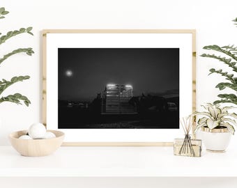 Western Lifestyle Fine Art Photograph | "Moonrise Cowboy" | Modern Ranch Decor | Abstract Cowboy Art | Cowboy Lifestyle