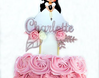 Gateau De Communion Fille Etsy