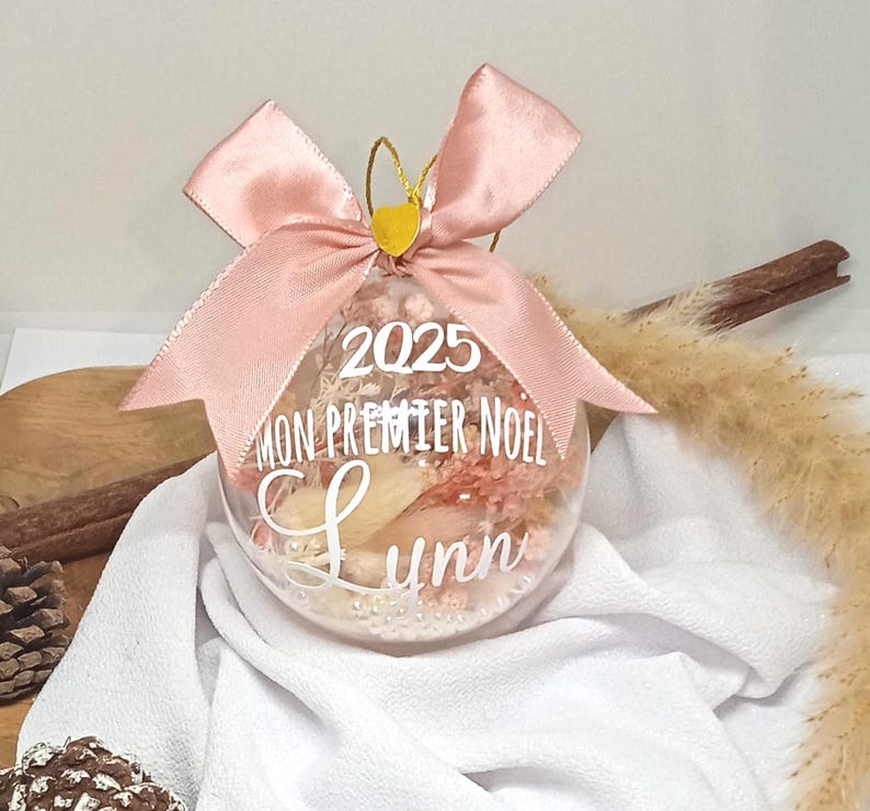 Boule De Noël Personnalisée En Porcelaine | Cadeau Unique & Artisanal