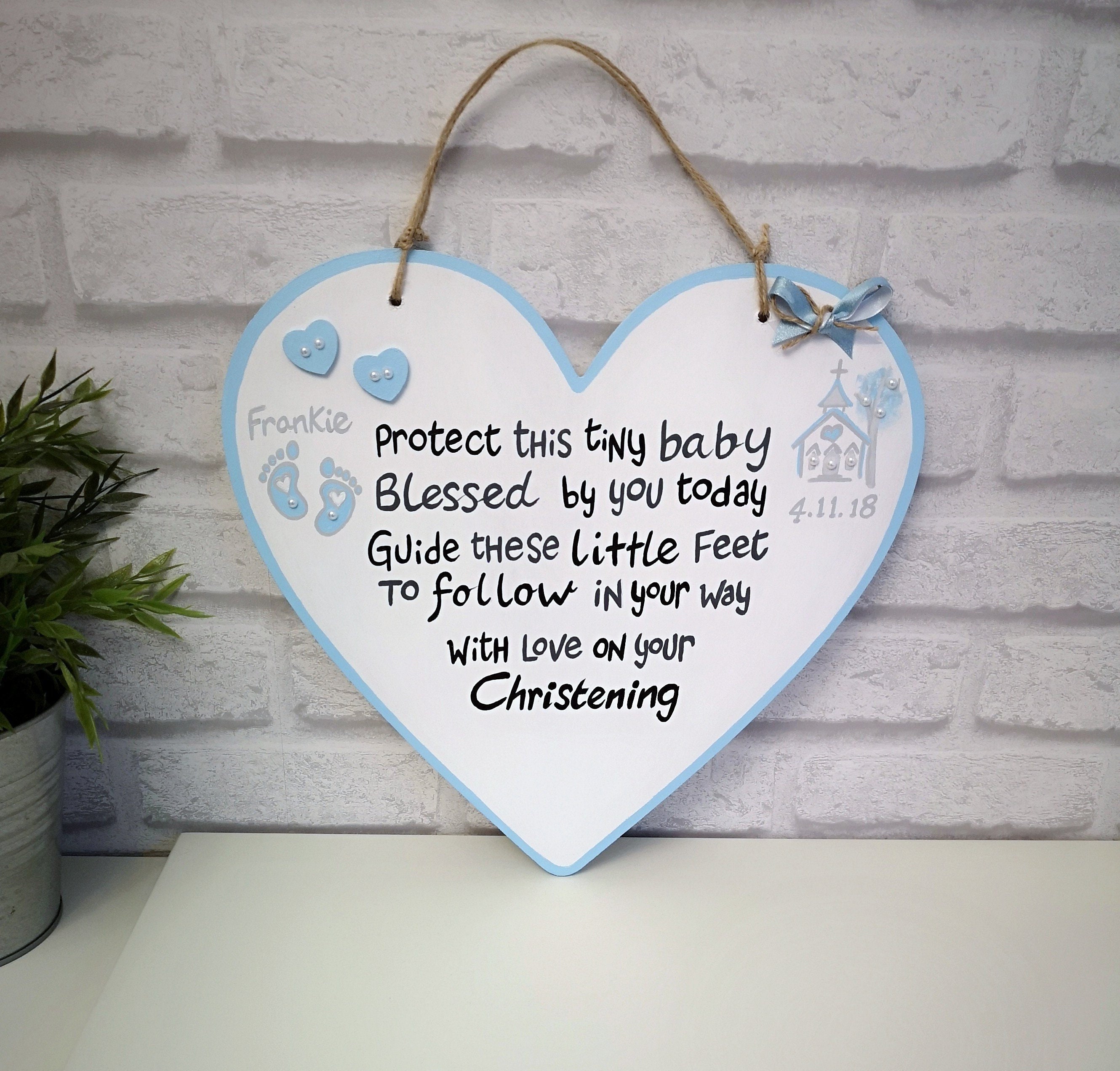 personalised christening gifts boy