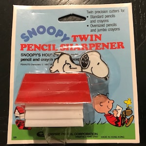 Vintage Snoopy Twin Pencil Sharpeners!