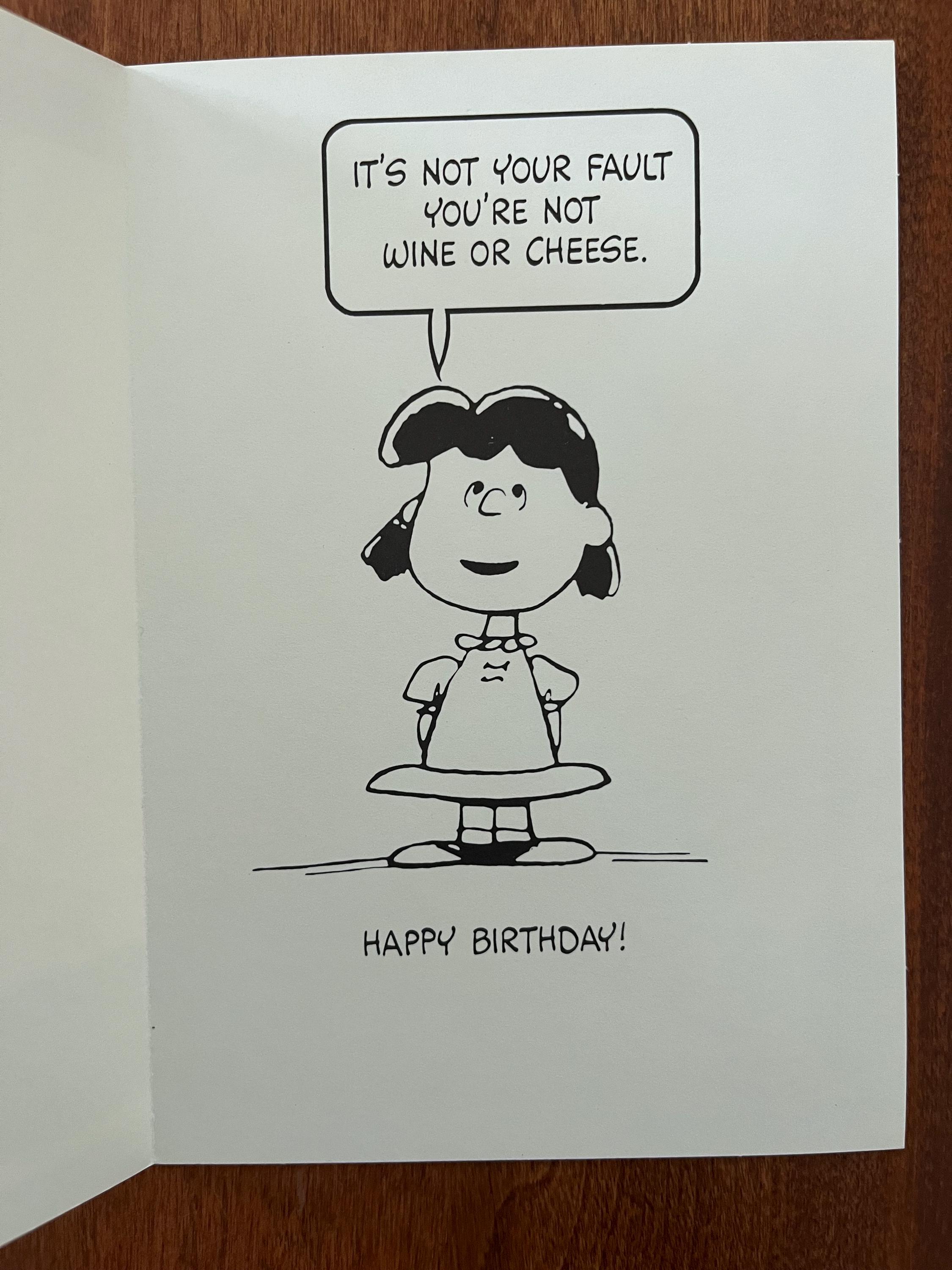 Vintage NOS Peanuts Birthday Cards – Snoopy Sally Brown or Lucy - Etsy