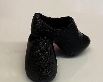 3D printed plastic clogs for Sindy or similar sized doll