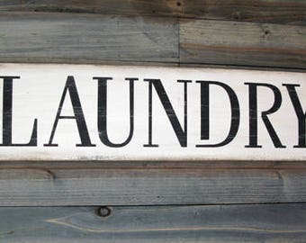 wood laundry signs wood laundry signs